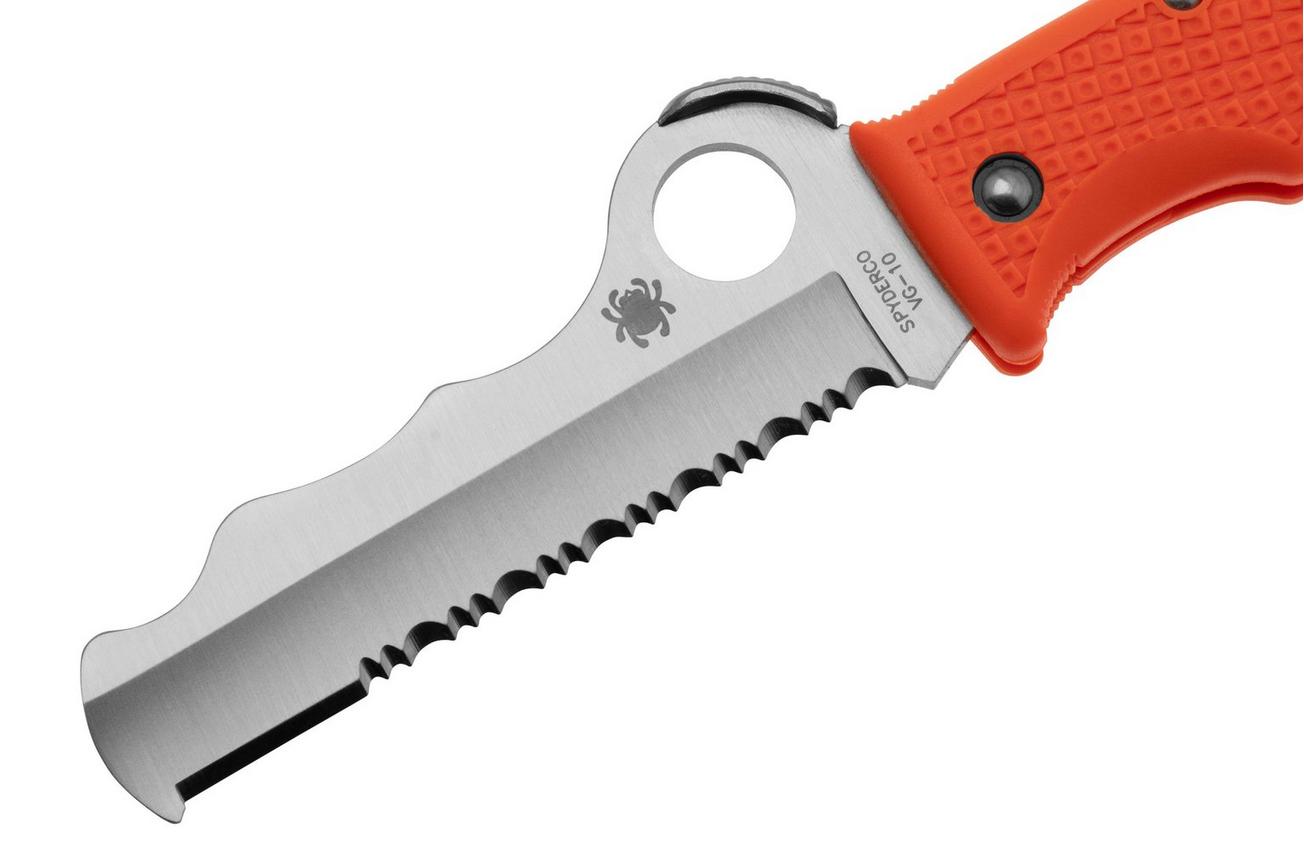 Spyderco Assist Orange C79PSOR serrated reddingsmes