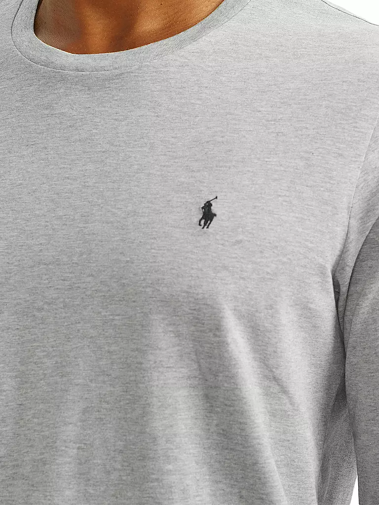 POLO RALPH LAUREN Pyjama Langarmshirt  grau