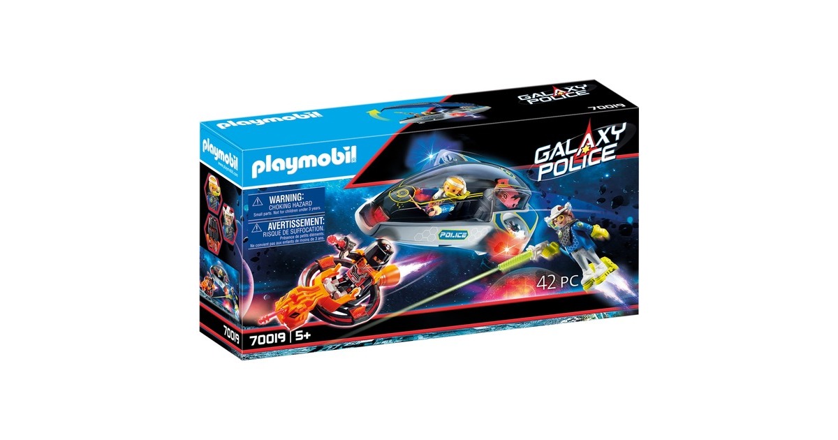 PLAYMOBILGalaxy Police - Galaxy politie glider Constructiespeelgoed  (70019)
