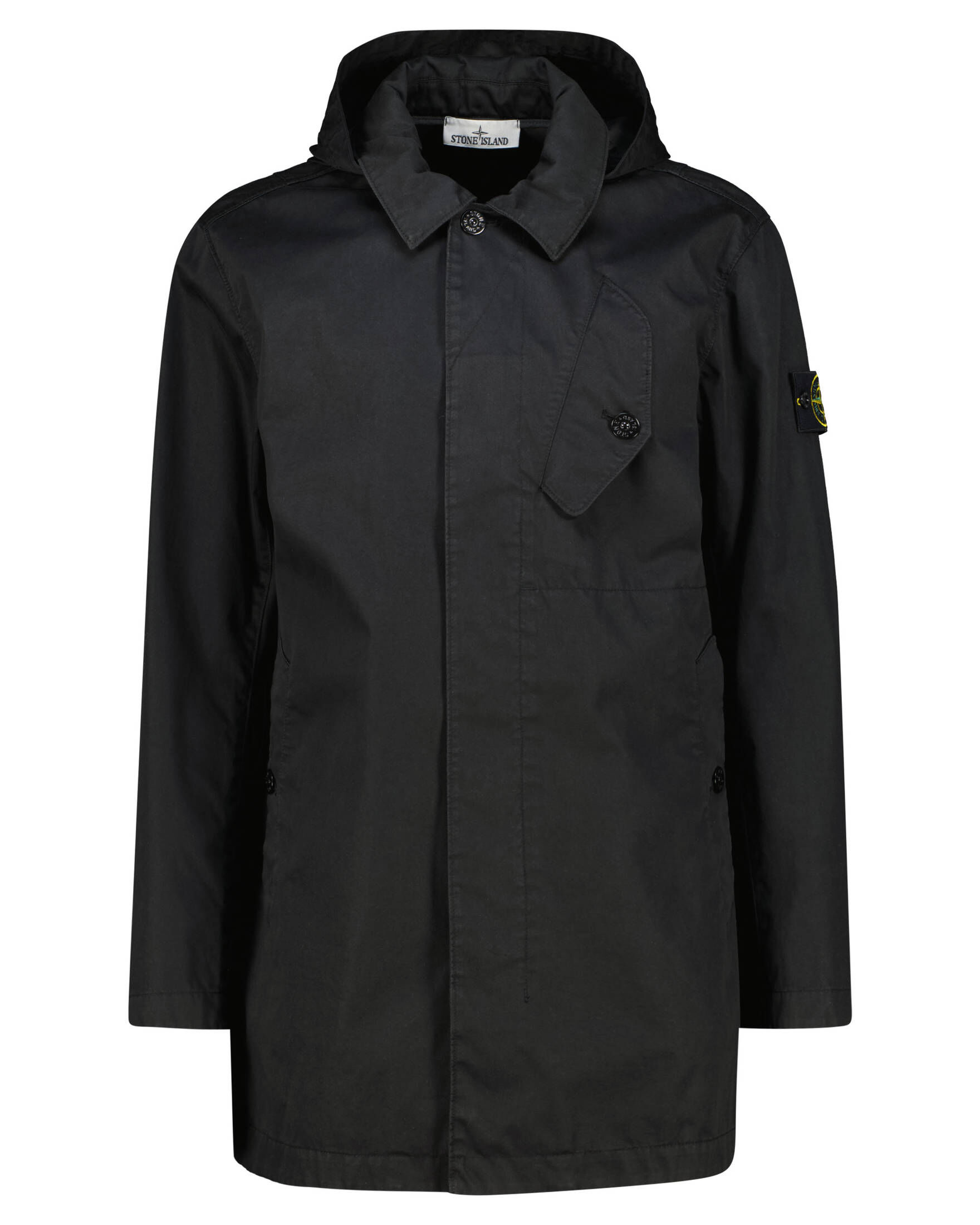 Stone Island| Herren Kurzmantel mit abnehmbarer Kapuze