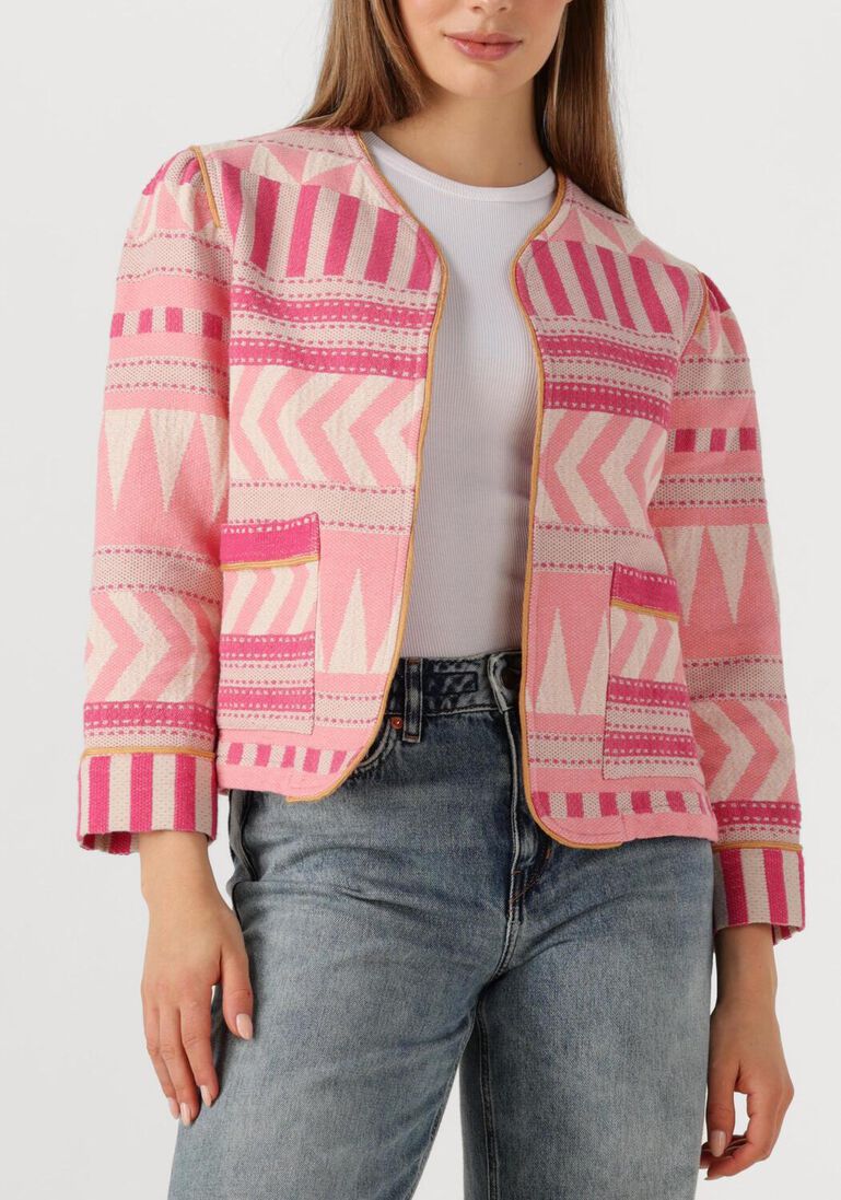 roze nema gewatteerde jas n306