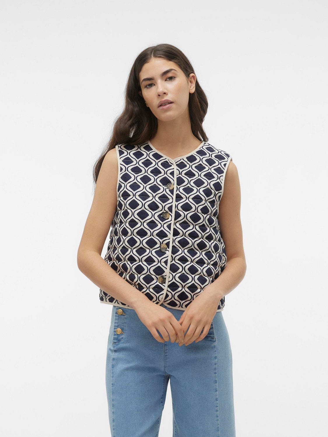 Vero Moda  Kate Kirsa Waistcoat 2-Way