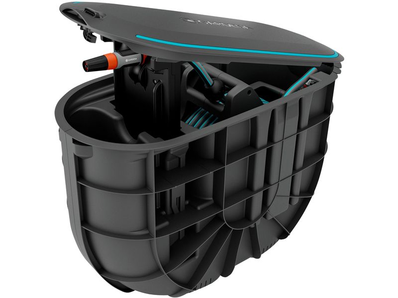 GARDENA Schlauchbox RollUp M 20 m Undercover-Schlauchbox