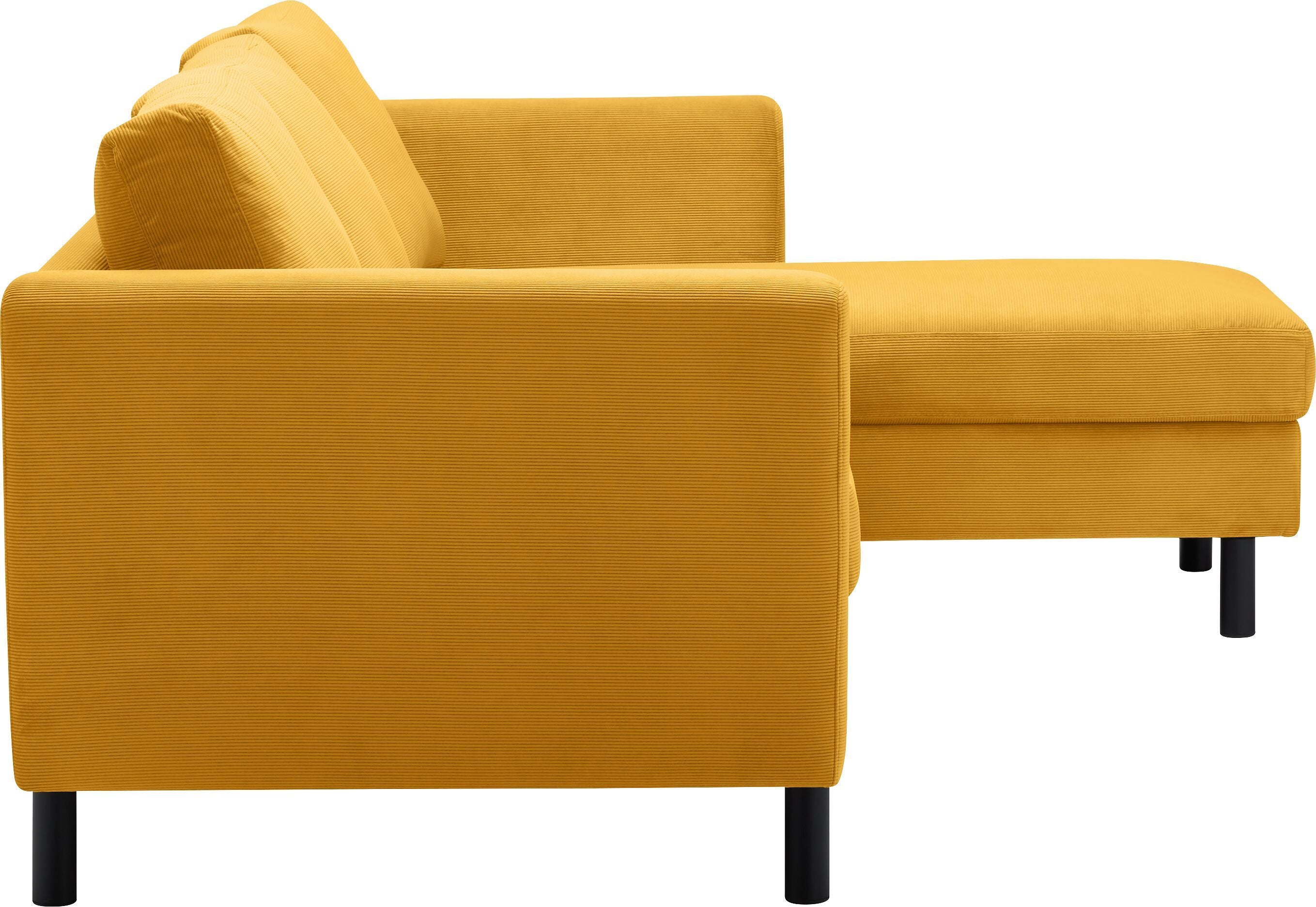 DIENER Ecksofa - Senf / B: 235.0 cm x T: 156.0 cm x H: 81.0 cm