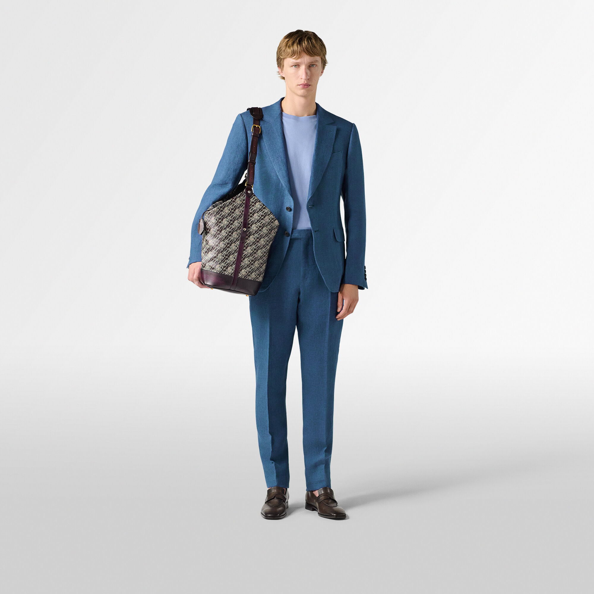 Pantalon Slim Classique En Lin