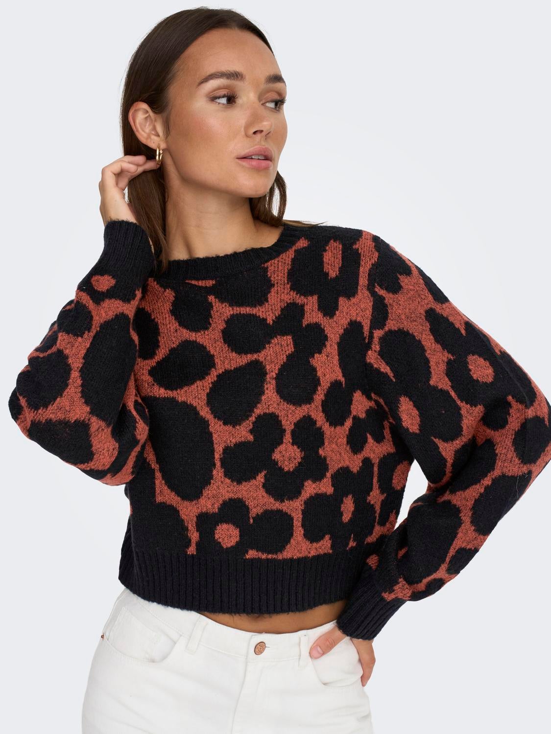 JDYMINIA Strickpullover Black