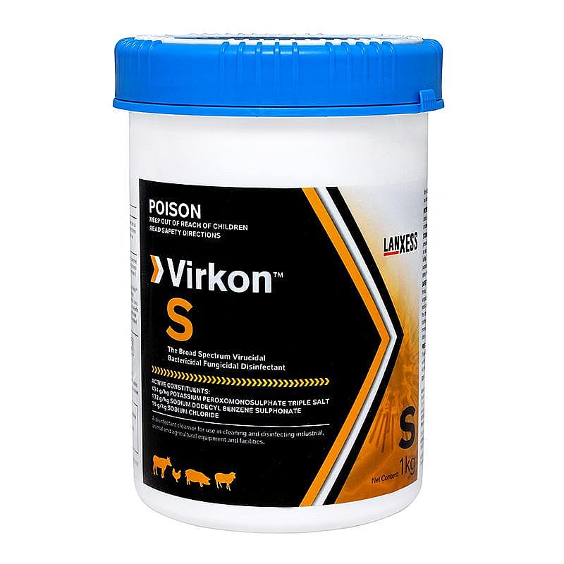 Virkon S 10 x 50 gram sachets