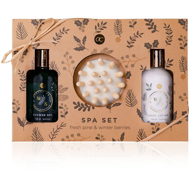Accentra Badeset Winter Spa, mit Massagebürste, 300 ml