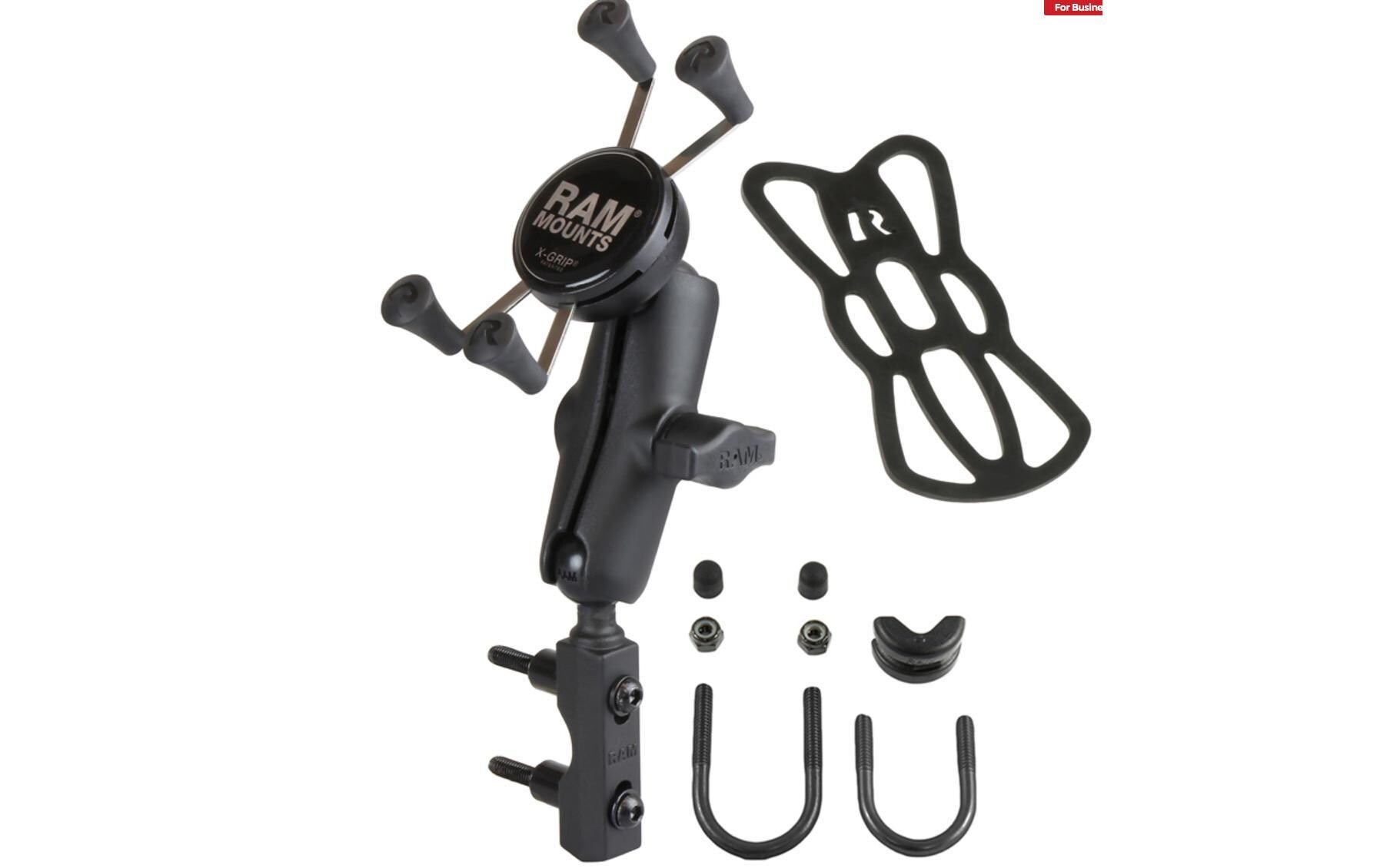 Smartphone-Halterung RAM-B-174-UN7U Motorrad, SetUniversal Smartphonehalterung fürs Motorrad