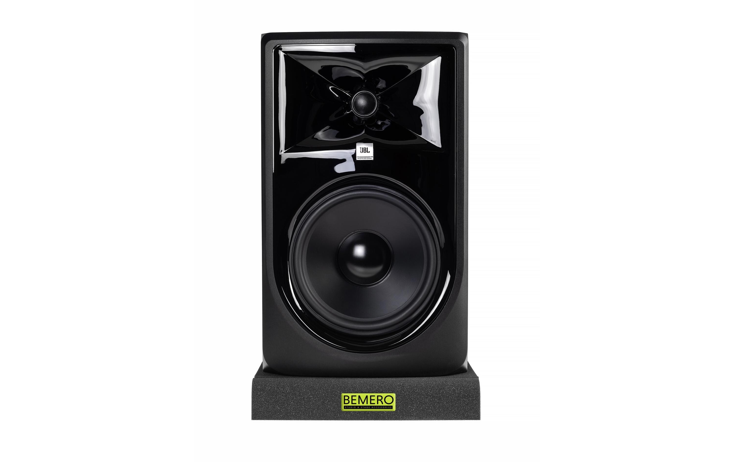 Studiomonitore LSR 308P MkII Kit 2 – Schwarz<br>Aktives Studiomonitor-Set mit Kabeln, Iso-Pads und Lautsprecherständern