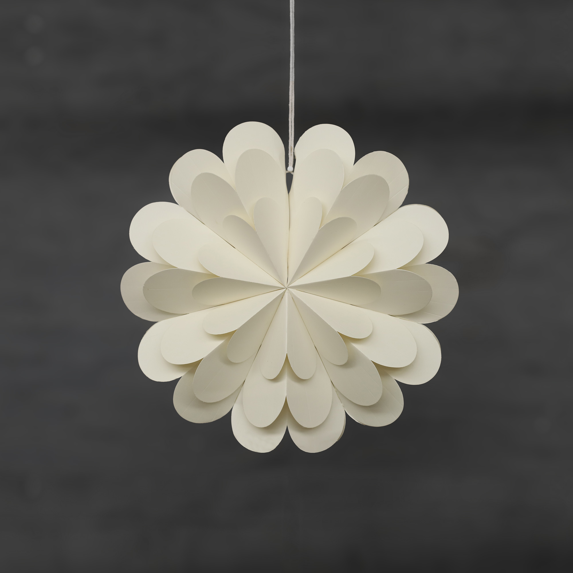 Papierlampe 'Toge', weiß, Ø 45 cm, L 18 cm günstig bestellen