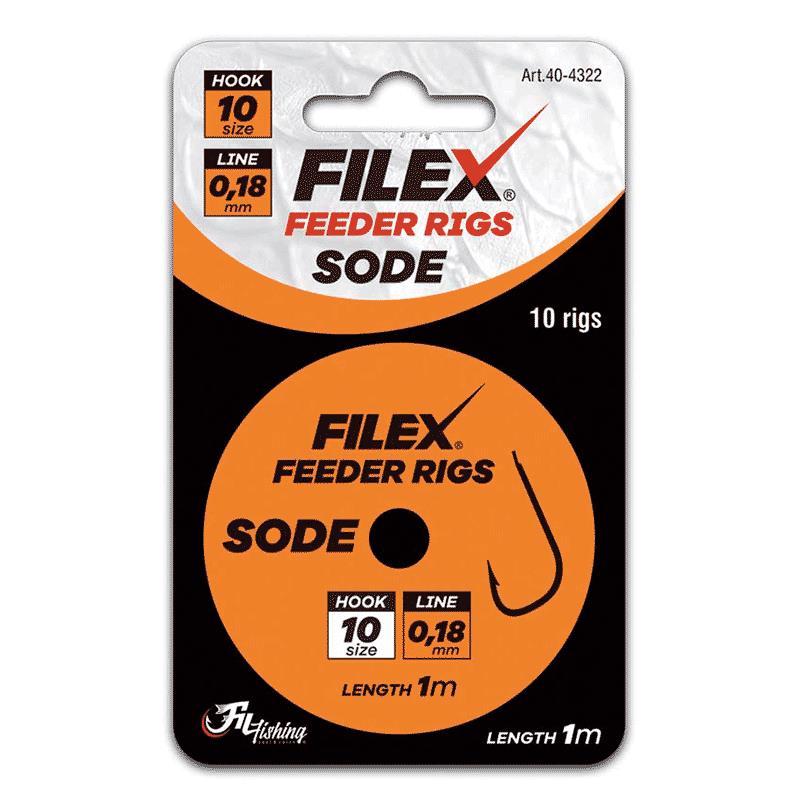 Bas De Ligne Monté Fil Fishing Filex Feeder Sode