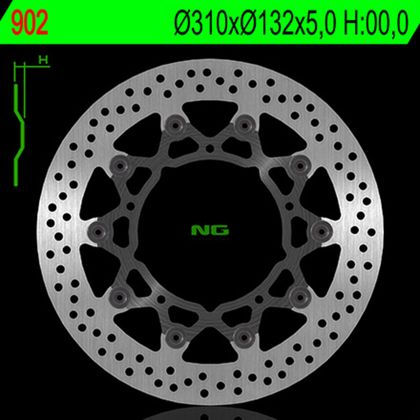 Disque de frein Rond NG flottant