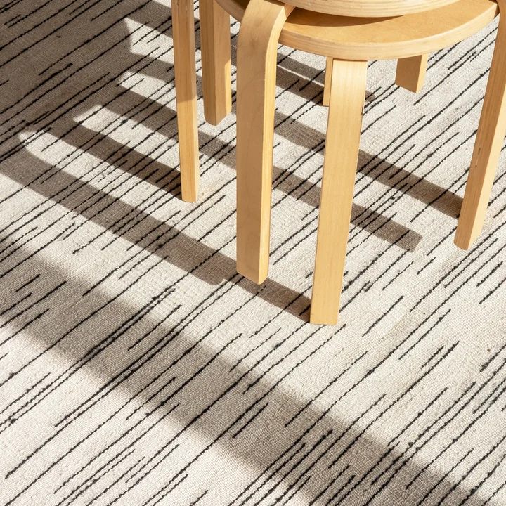 nanimarquina - Doblecara 4 Wollteppich, wendbar, 200 x 300 cm, beige