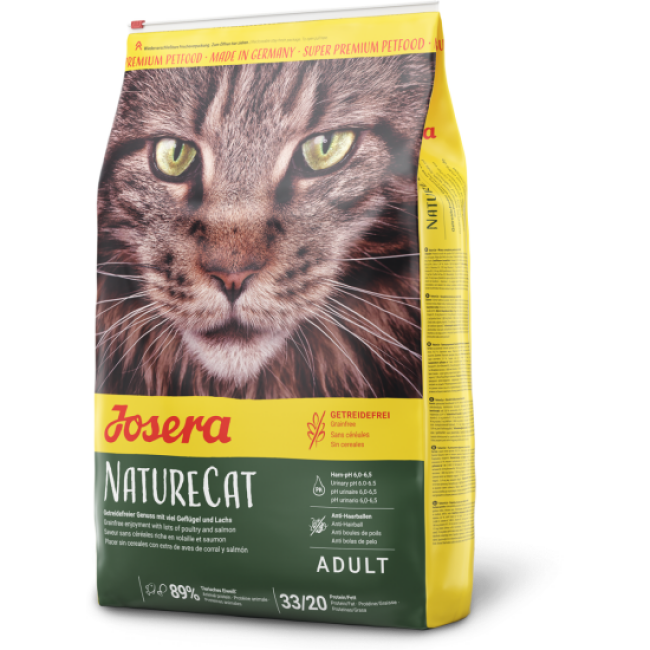 Croquettes Josera NatureCat sans céréales pour chat