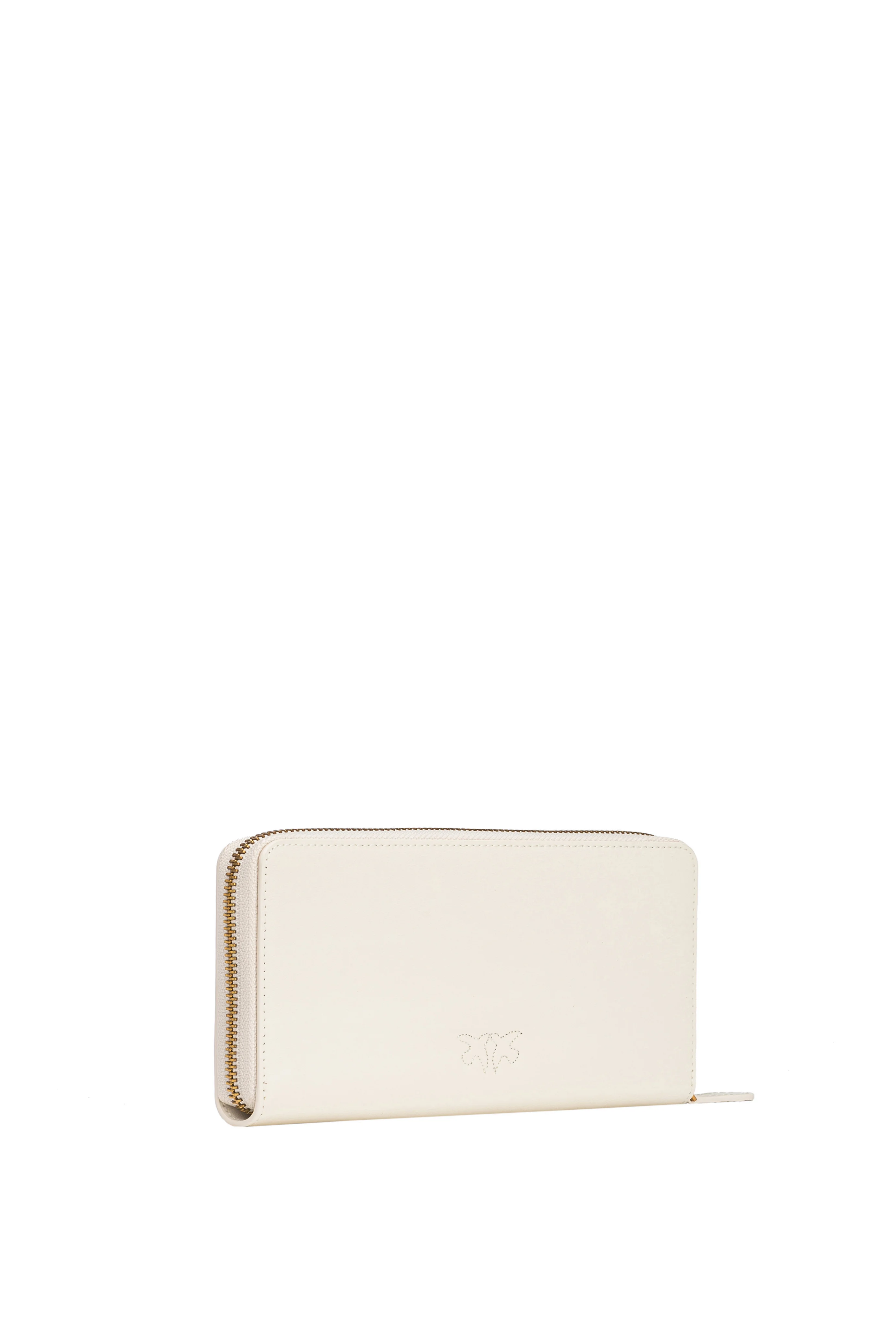 Portefeuille à contour zippé | Blanc