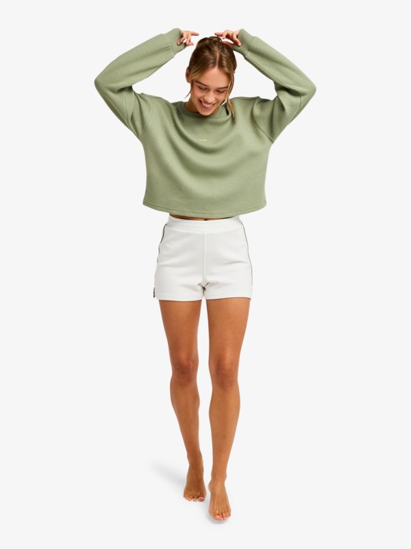 Rise & Vibe Sweat de sport Vert Femme