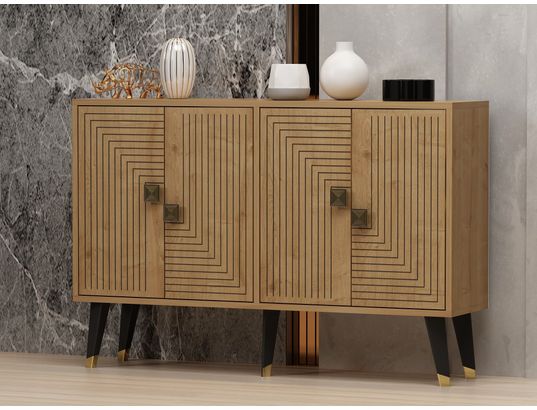 CONCEPT1 - Bahut Ahart chene saphir or 120 x 30 x 80cm