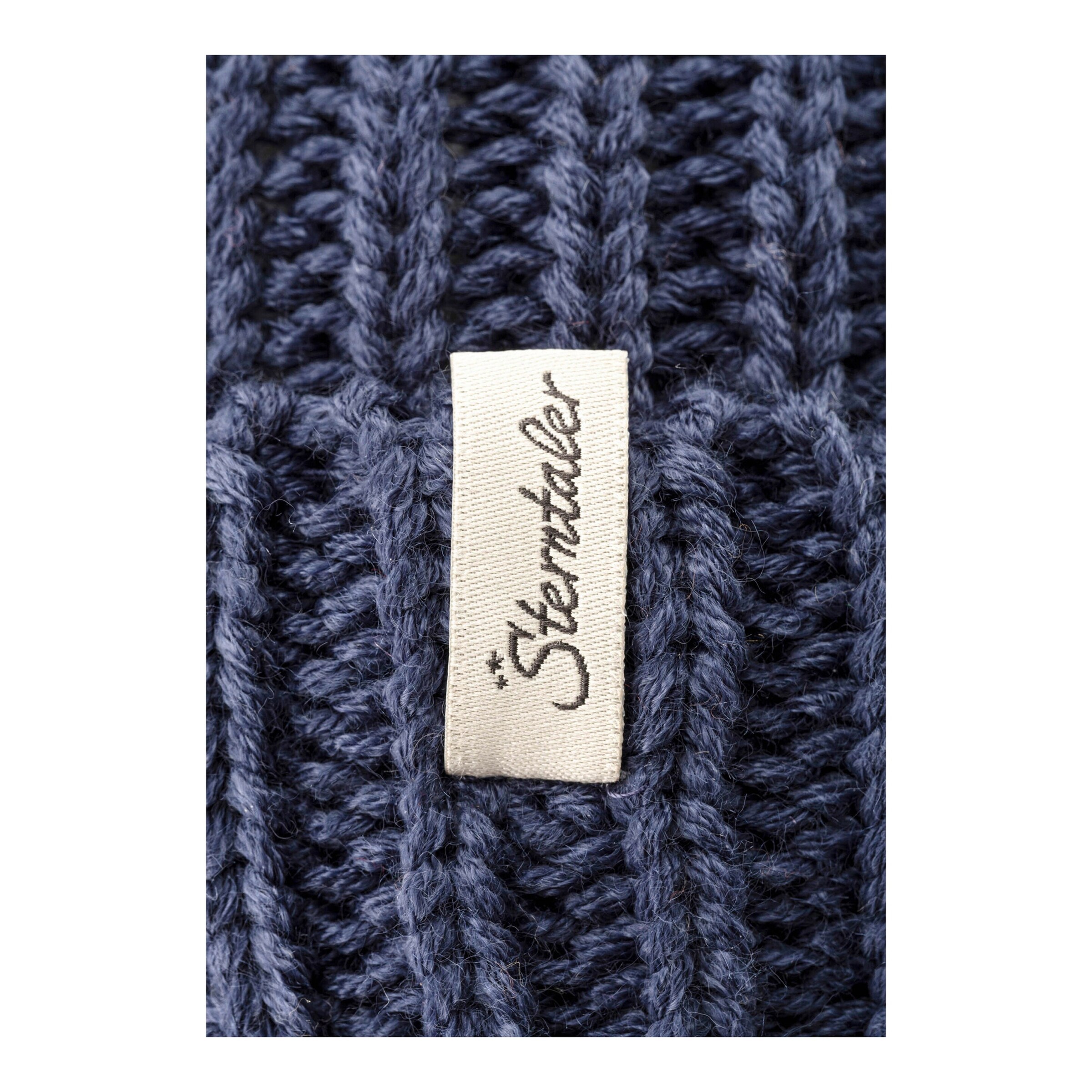 Sterntaler Winter-Strickmütze marine
