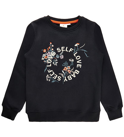 The New Sweatshirt - TnIrene - Blåck Beauty m. Blomster