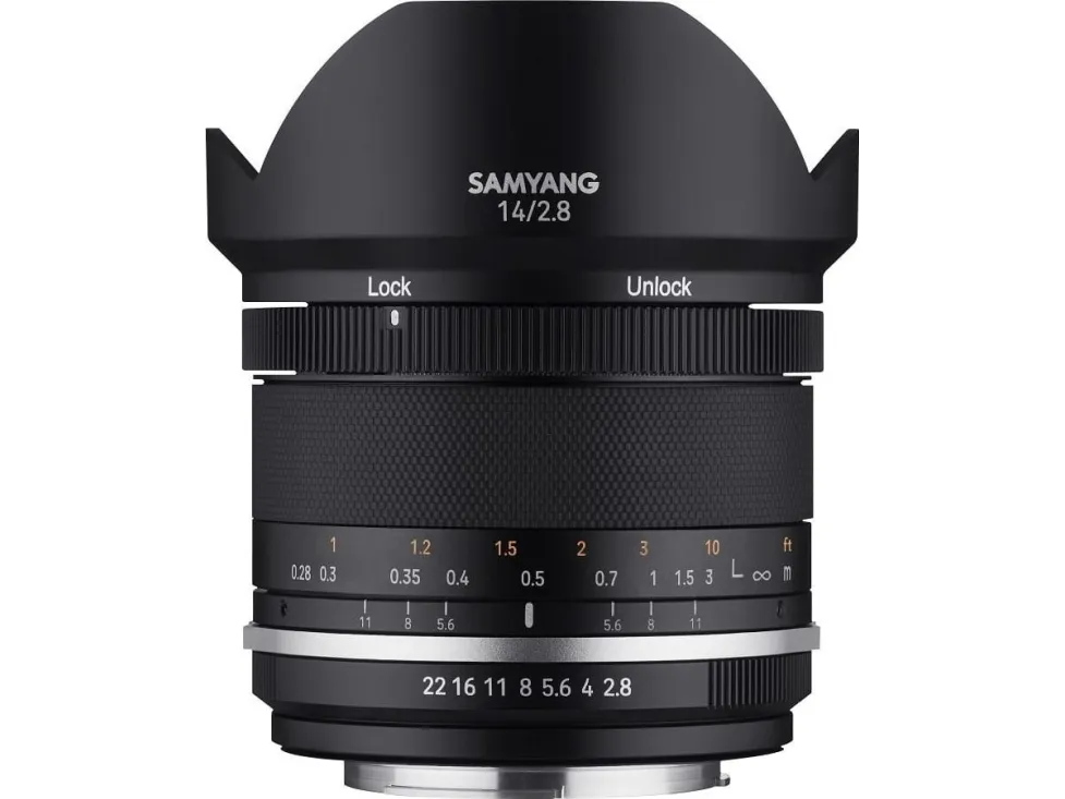 Samyang MF 14mm F2.8 MK2, Ultra bredlinse, 14/10, Sony E