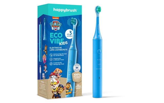 happybrush Schallzahnbürste »Eco Vibe Kids Paw Patrol«