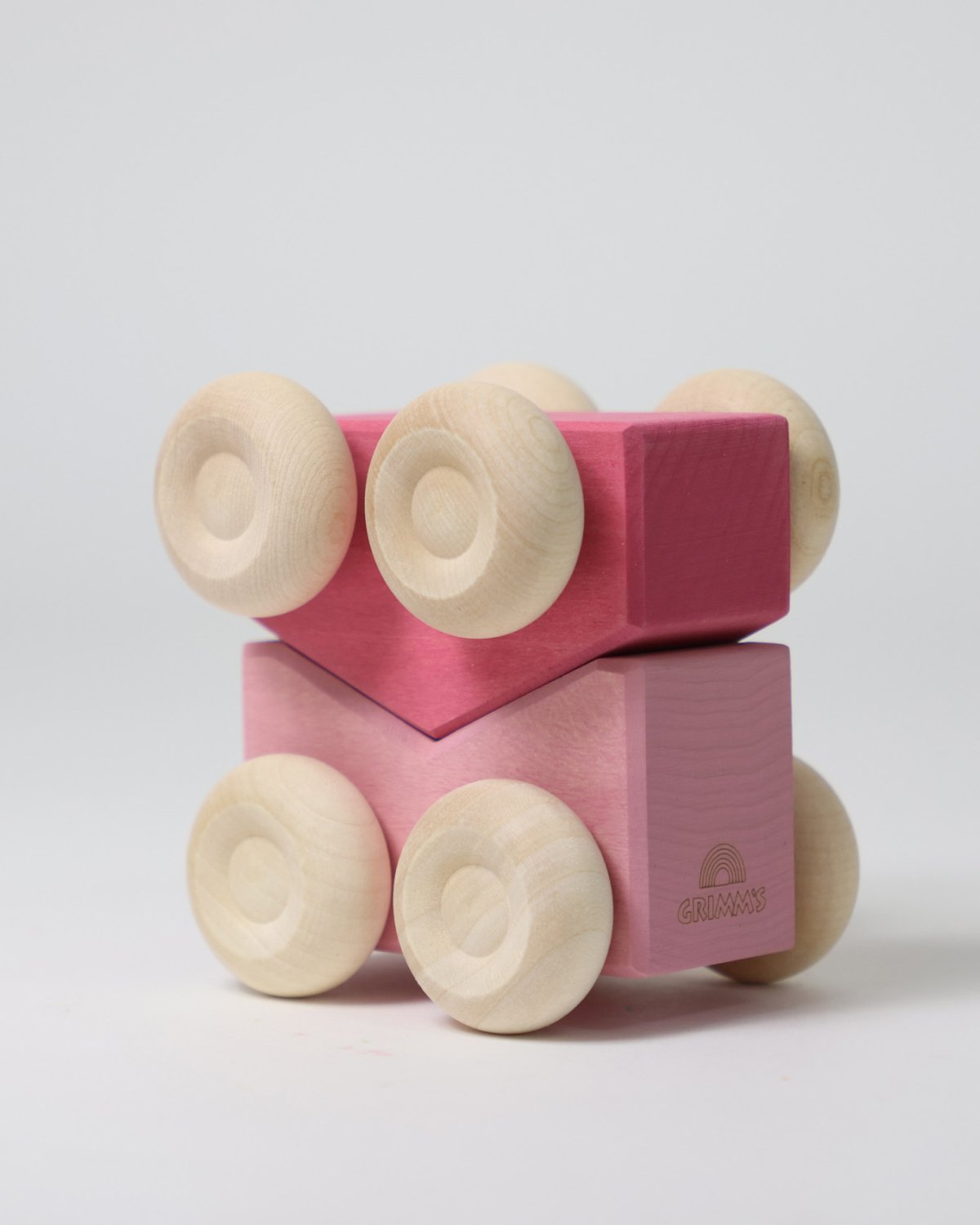 Stablebil i tre – Håndlaget Treleke – 9cm
