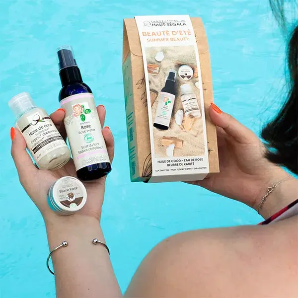 Conjunto de beleza de verão orgânico Haut-Ségala