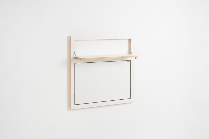 FlÃ¤pps Wandbureau|secretaresse 80x80-2 - Wit