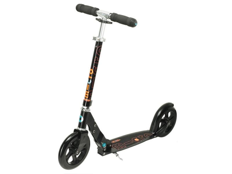 Micro Mobility Kickboard Micro Classic black Robuster Roller aus hochwertigem Aluminium