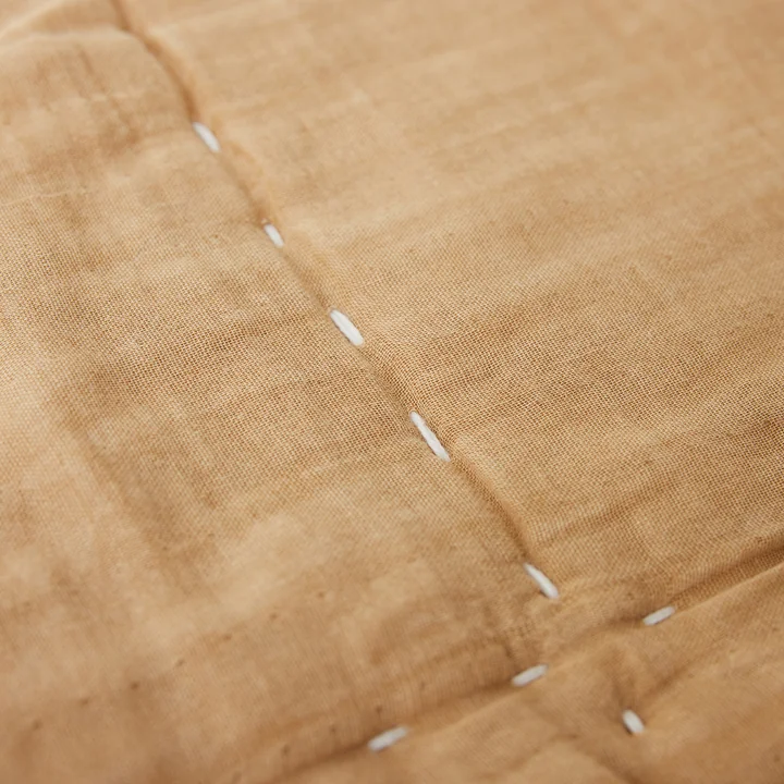 HKliving - Quilted Decke, 130 x 170 cm, sand
