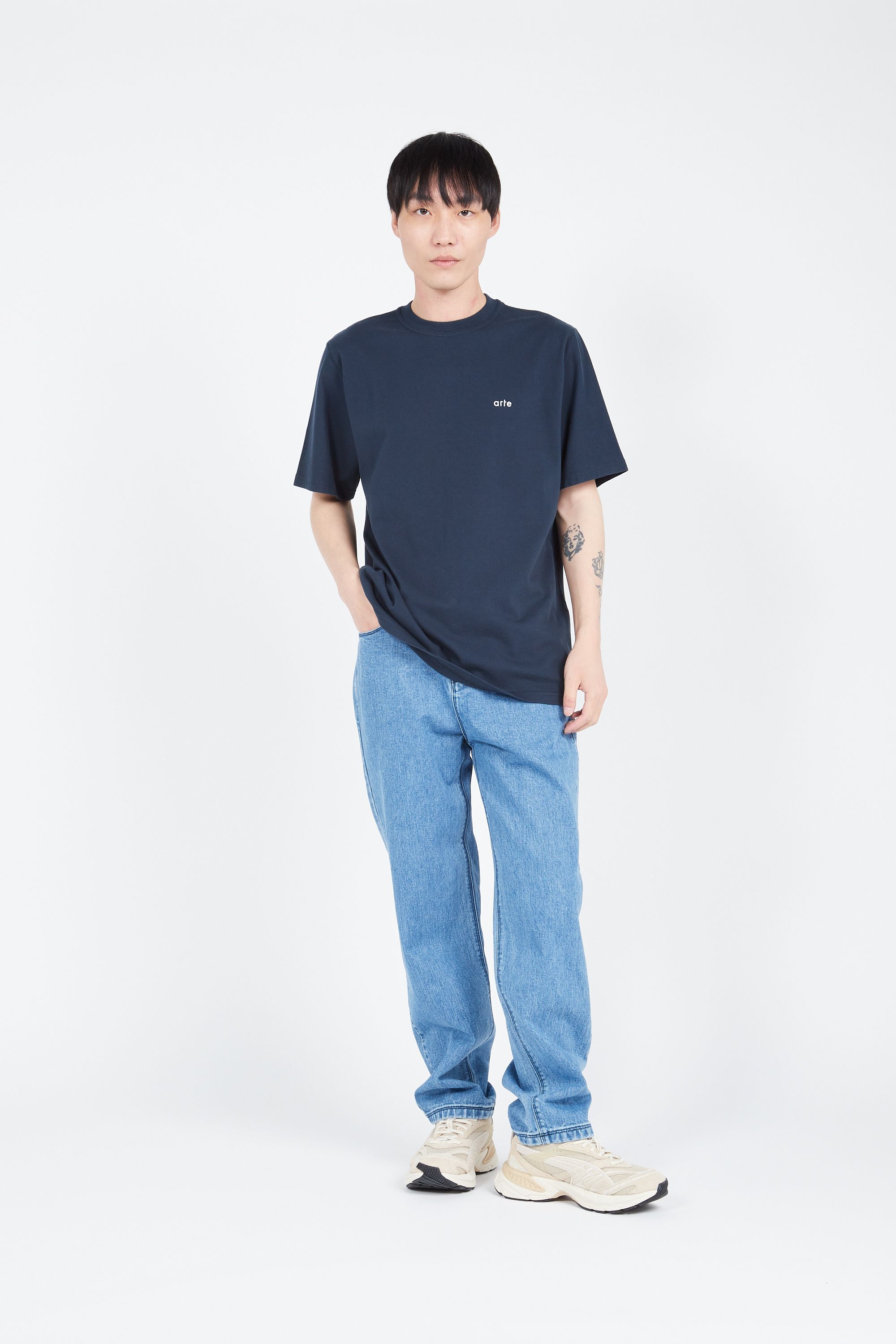 ARTE ANTWERP T-shirt  Teo Back Team  Bleu