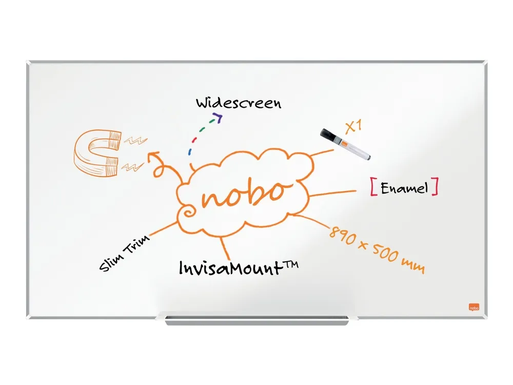 Whiteboard ImpressionPro Wide emalj. 55