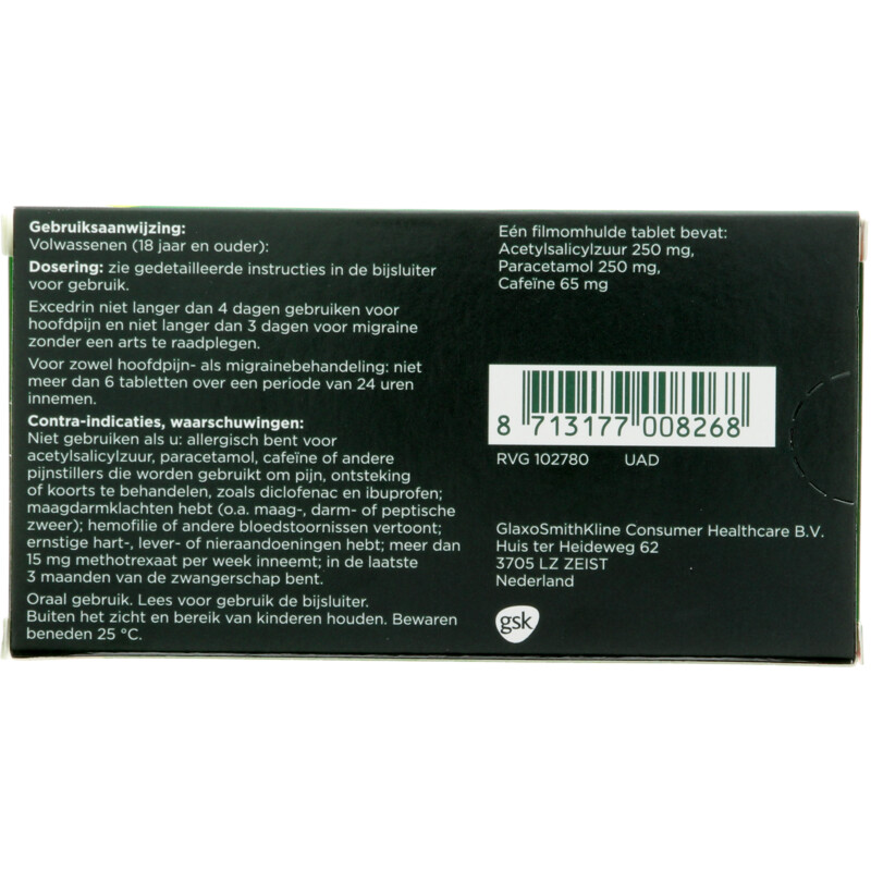 Excedrin Migraine tabletten