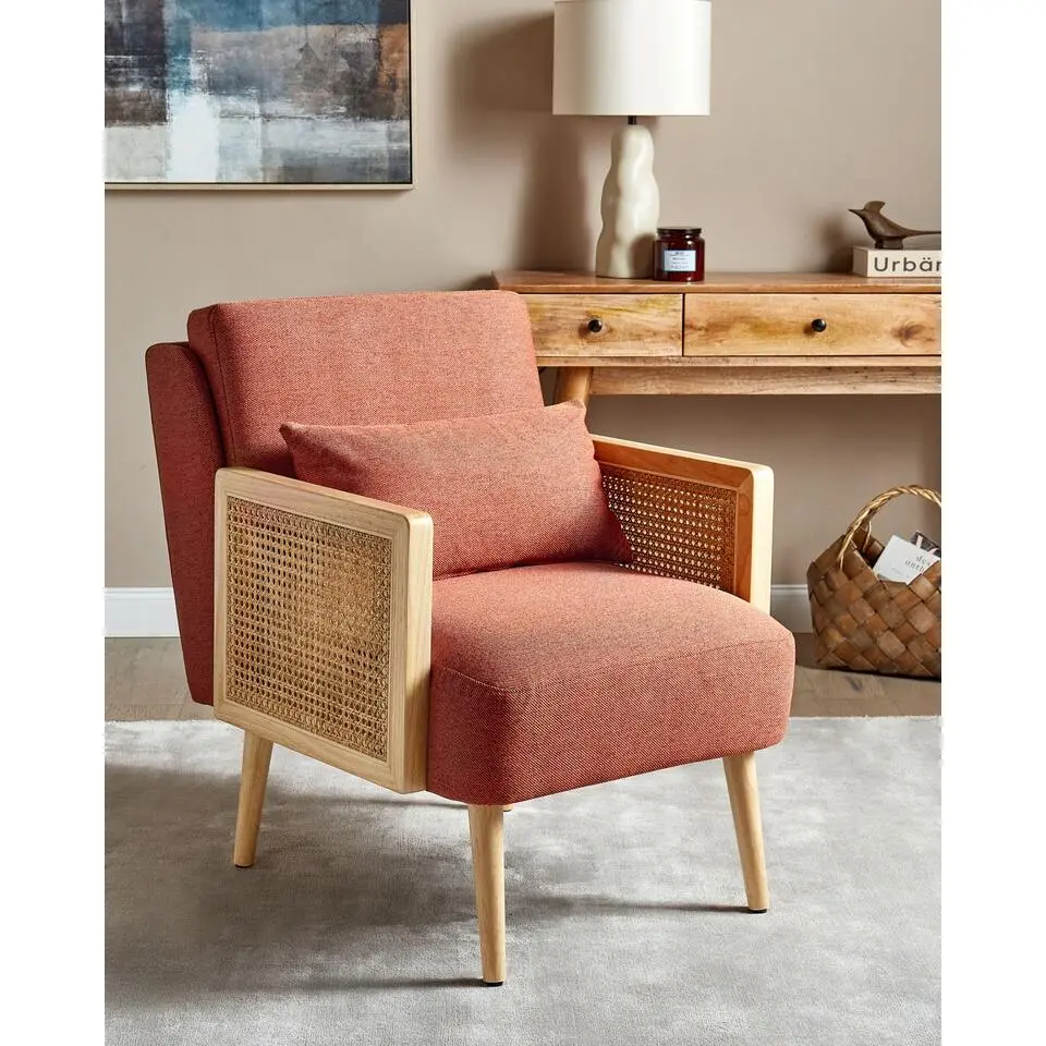 ORUM - Fauteuil - Oranje - Rotan