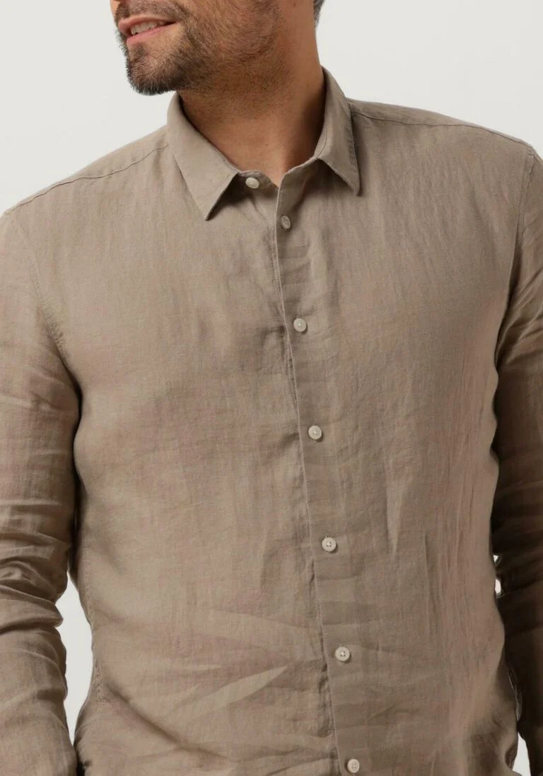 DRYKORN zand drykorn casual overhemd ruben 126004