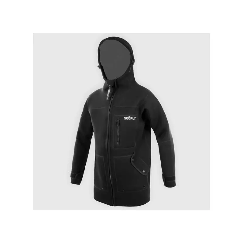 Sweat Neoprène SOORUZ Neo Jacket Hood 2/2 Strap Bioprene Black