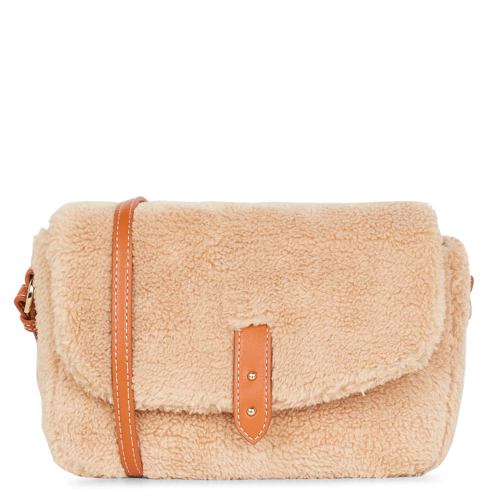 SERVAN - Sac bandoulière en cuir| Marron