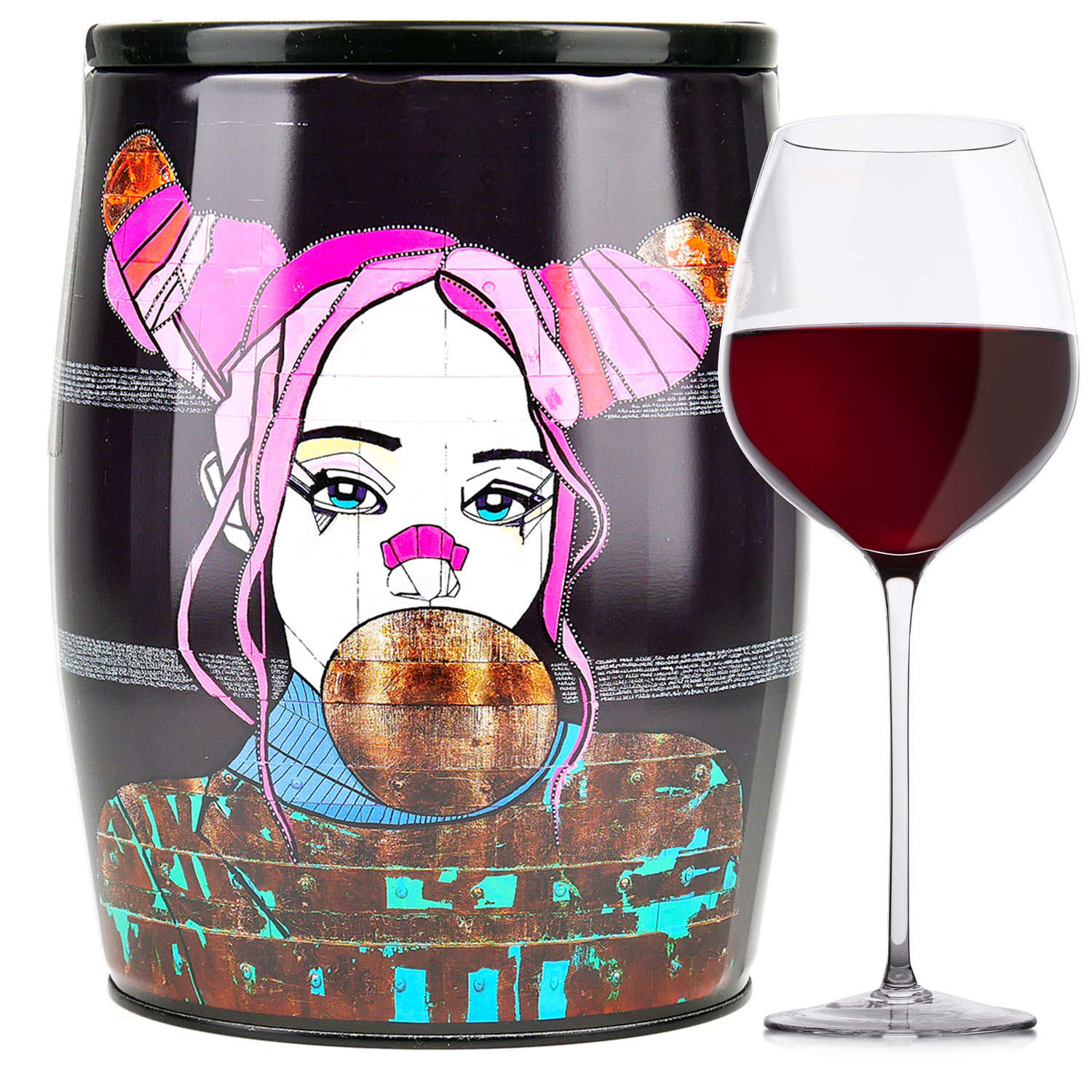Bib'Art Alexandra Frances vin rouge Le Benjamin de Puech Haut