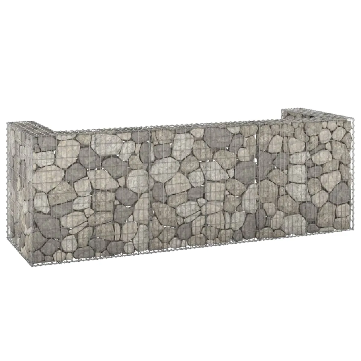 vidaXL Mur gabion 325x100x110 cm