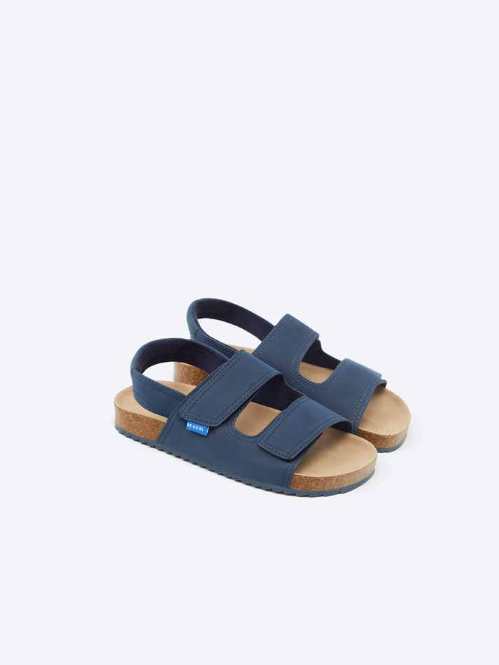 Sandália confortável - Azul Marinho