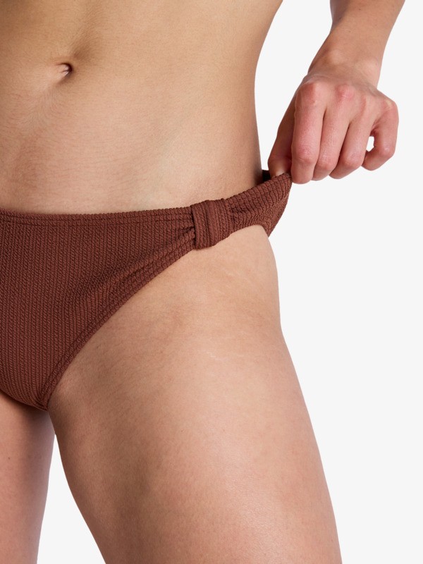 Roxy Sunshine Classic Bas de bikini Marron Femme