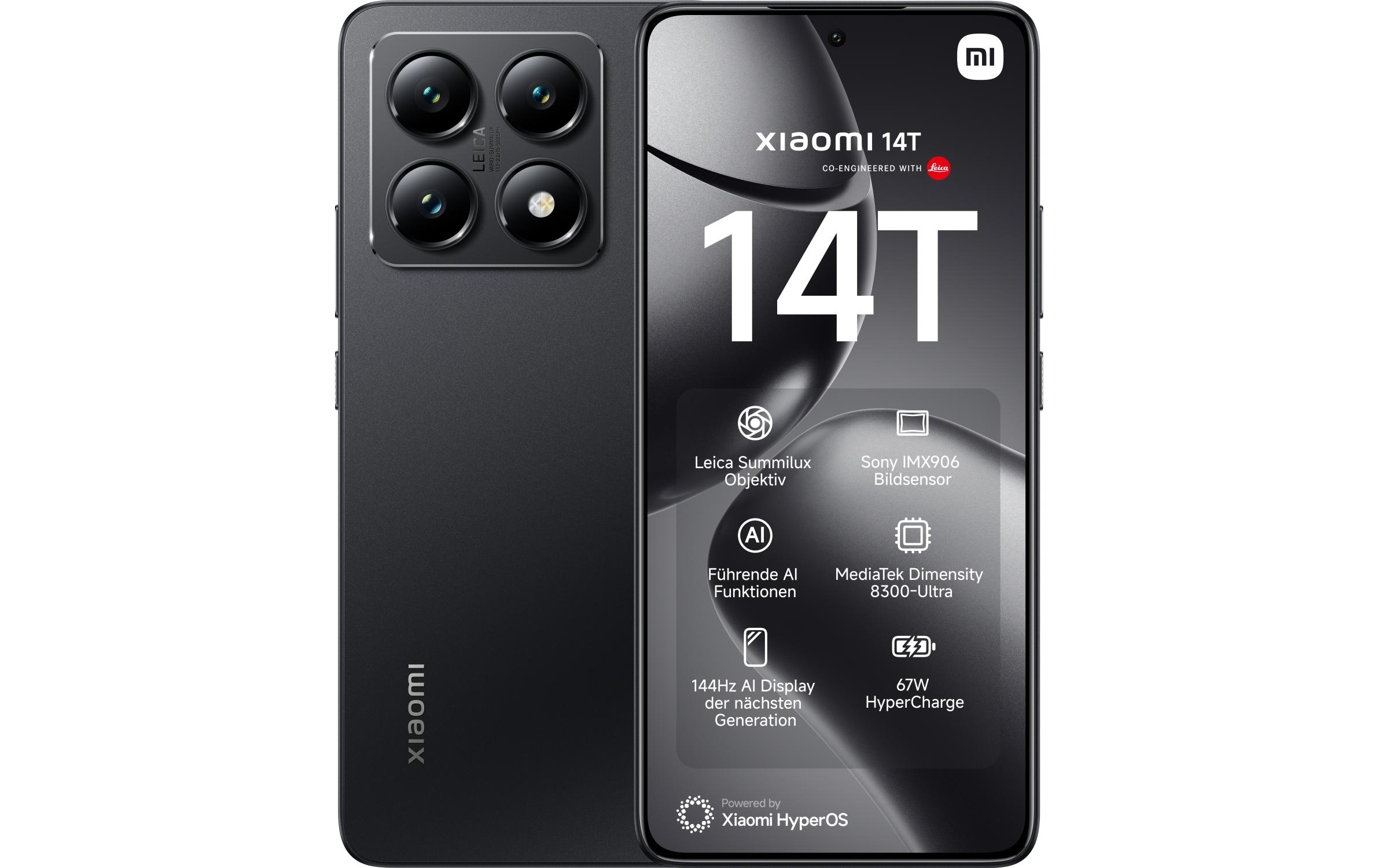 Xiaomi Smartphone »14T 256 GB« Schwarz