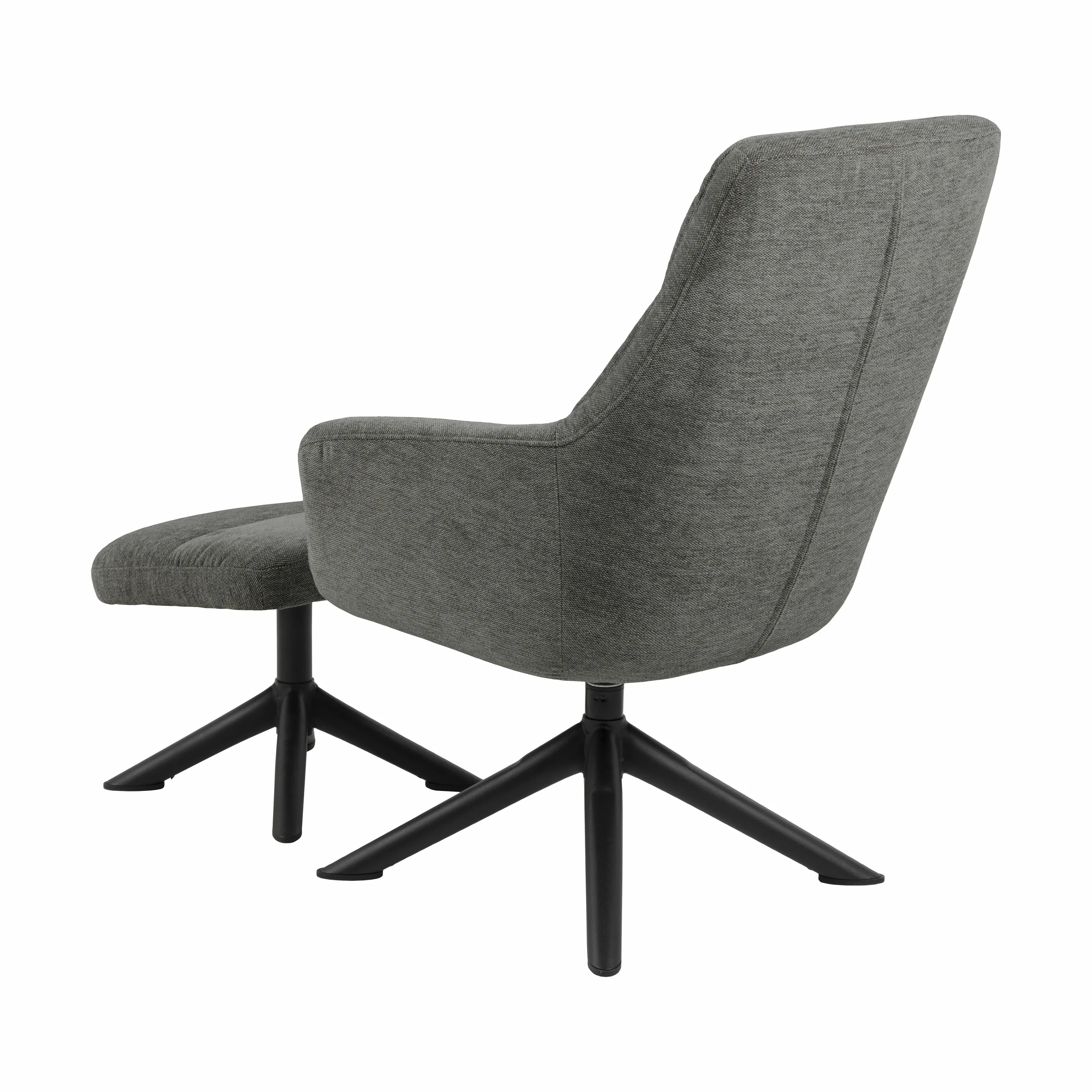CASA Living Heather Loungestol m. fodskammel