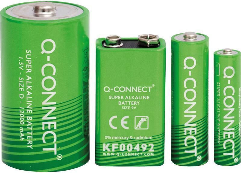 Q-Connect - AA - Batterijen - 12 Stuks - 1850 mAh