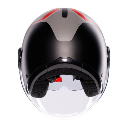 Casque AGV ETERES - SCAGLIERI - Gris / Rouge