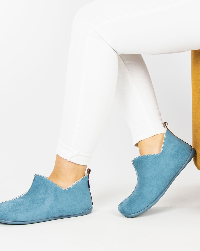 Q-Fit Madrid Pantoffels  - blauw