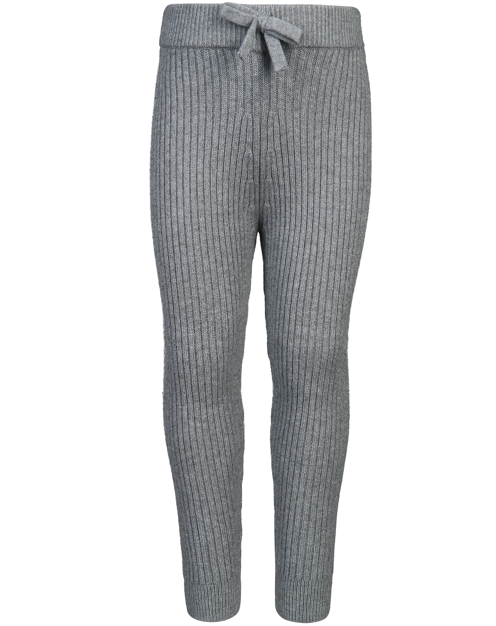 Strick-Leggings BOW in grau