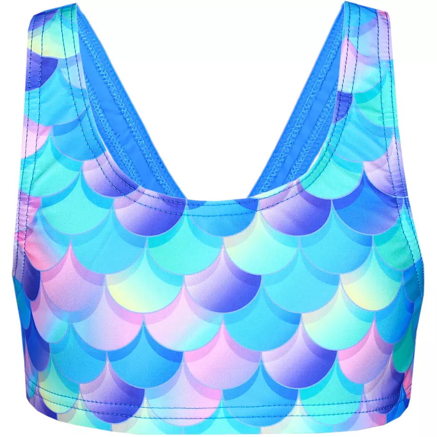 Aquarti Mädchen Sport Bikini Racerback Bustier & Bikinislip violett