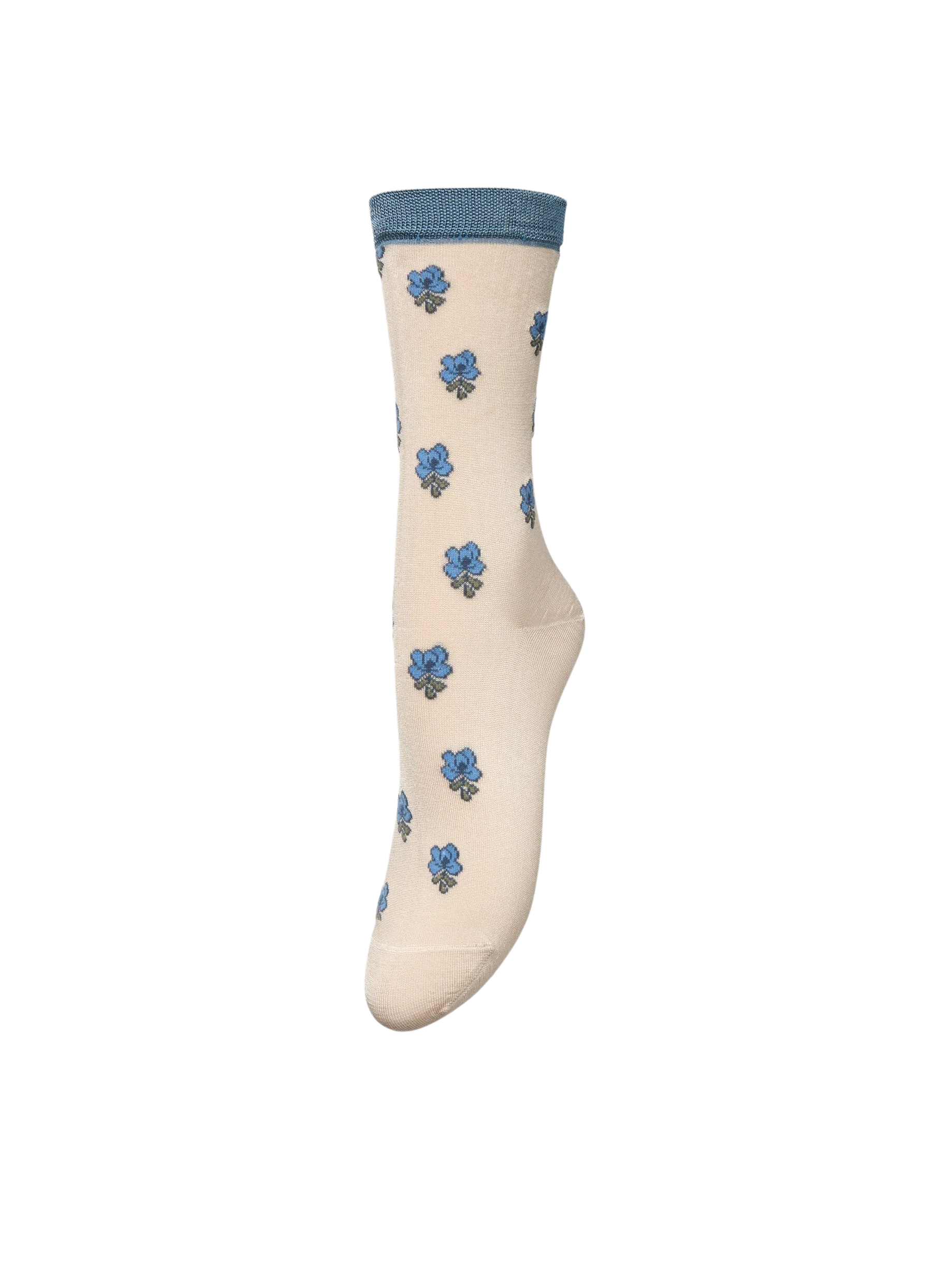 Becksöndergaard  Leavy Visca strømper - Cement Beige